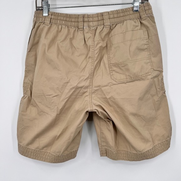 Polo Ralph Lauren Boys XL 18-20 Khaki Tan Chino Shorts Elastic Waist Cotton - Picture 6 of 9